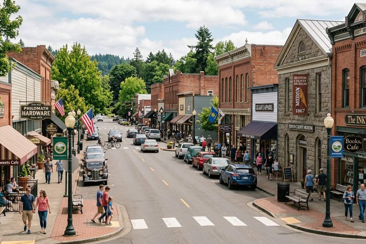 Downtown District Philomath Oregon real estate